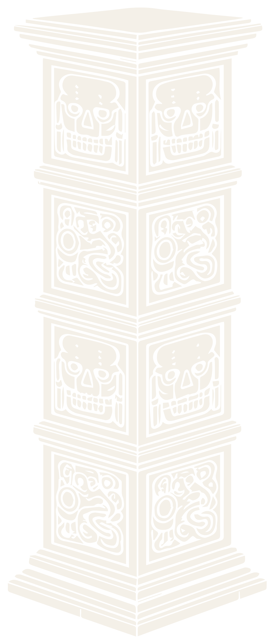Columna azteca — isotipo de Club 1519